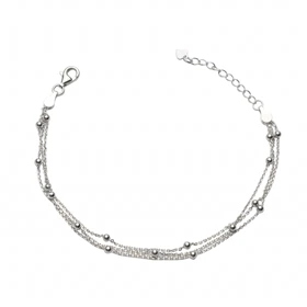 دستبند نقره کد 351239