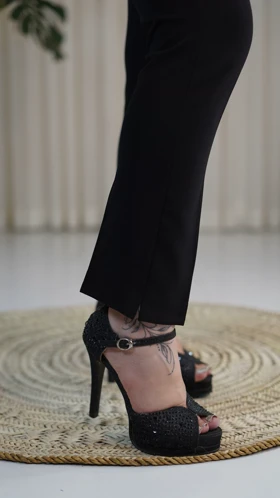 شلوار زنانه راسته سایز بزرگ کد 5114