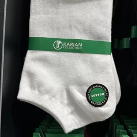 جوراب مچی ساده تک‌رنگ 1010 (سفید)