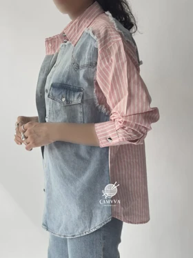 شومیز جین بهاری
