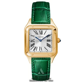ساعت کارتیه سبز Cartier Santos-Dumont GG32