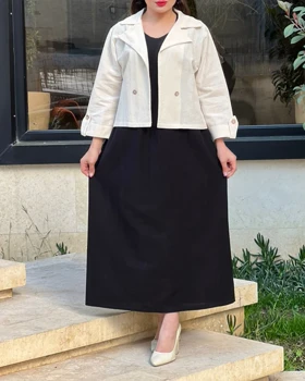 کت سارافون یقه انگلیسی 849