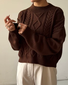 کراپ بافت طرح دار کد 1500150 (قهوه ای)