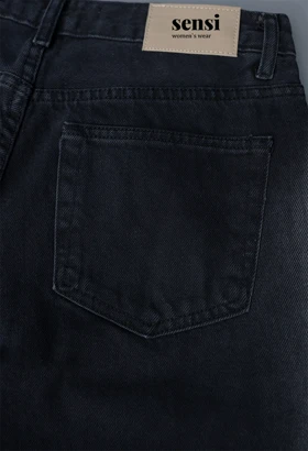 شلوار جین شافل بغل رادو ذغالی کد1001254