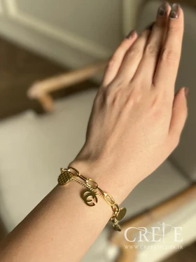 دستبند استیل دولاین گوچی