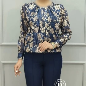 شومیز طرح دار جانا 3038