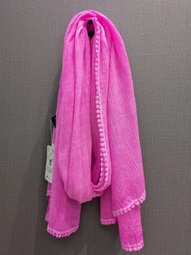 شال کاریان نخی دانتل انگوری 20270