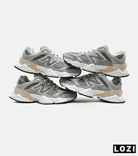 کفش کتانی مردانه و زنانه طوسی خاکستری NEW BALANCE 9060