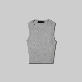گری تاپ تمام تنه light gray crop top