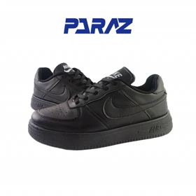 کفش اسپرت زنانه وپسرانه برند نایکی مدل ایرفورس nike airforce مشکی کد 70