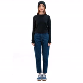 پلیور بافت اسلیم فیت یقه گرد-زنانه-71251351-مشکی-S