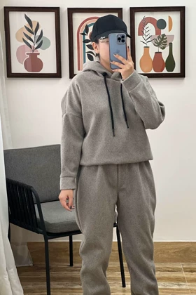 ست هودی و شلوار روناک کد 3165