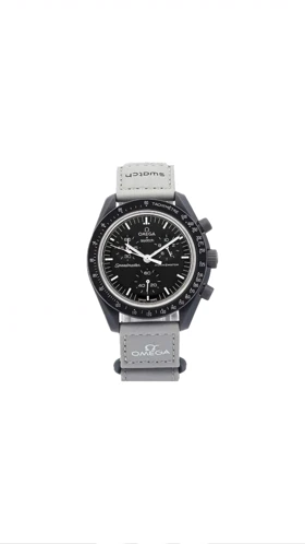 ساعت امگا سواچ عطارد بند طوسی Omega Swatch to the Moon