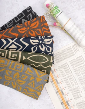 شال موهر ماهی منگوله‌دار