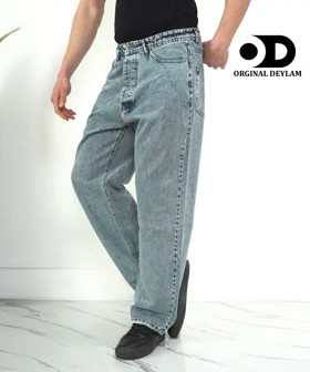 شلوار فول بگ صابونی با قد 110 سانت کد B60 اورجینال دیلم