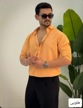پیراهن پارچه ای ساده_کد4451