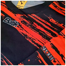 پیراهن و شورت دروازه بانی مشکی نارنجی