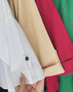 مانتو آستین سه ربع لینن مدل سلکت