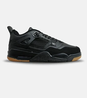 کتانی ساق‌دار بزرگ پا مشکی کرم Nike air jordan 4