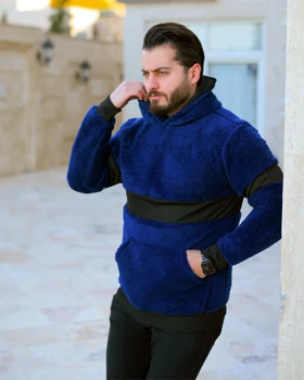 سویشرت مردانه تدی مدل Andrew (سرمه ای)