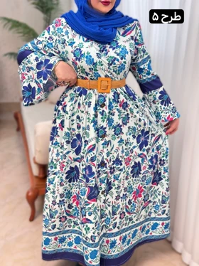 پیراهن فلور خورشید 3075