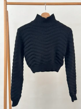 کراپ بافت یقه ایستاده کد 106