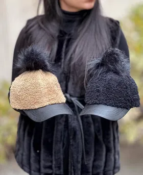 کلاه بیسبالی تدی نقاب چرم