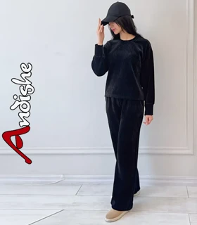 بلوز شلوار مخمل زنانه آسا