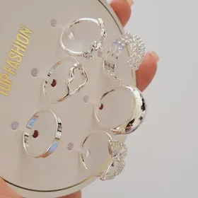 پک انگشتر دخترانه ابر و پروانه