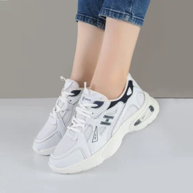کفش و کتانی زنانه مدل فشیون FASHION رنگ سفید سرمه ای