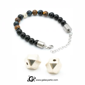 دستبند سنگ و نقره زنیت