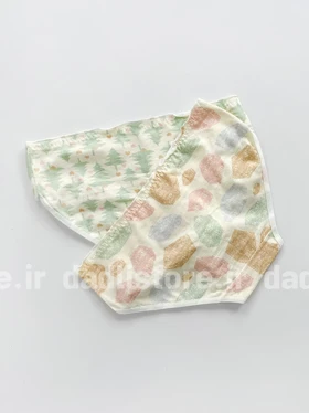 شورت اسلیپ نخ پنبه عروسکی طرح طبیعت