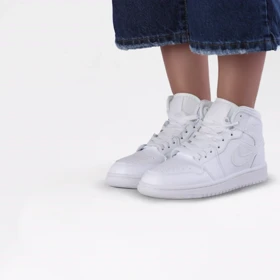 کتانی مستر مدل NIKE air jordan سفید کد 0001
