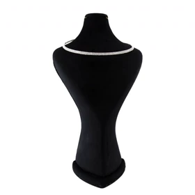 طوق نگینی زنانه دو لاین