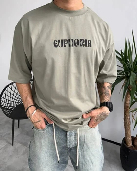 تیشرت یقه گرد EUPHORIA رنگ سبز