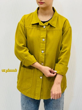 مانتو کتان رنگی زنانه