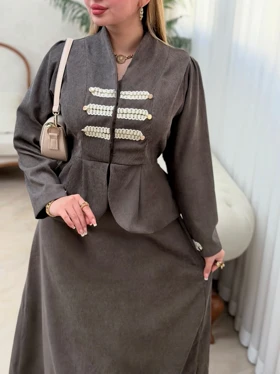 ست کژوال لیلا 0853 (طوسی)