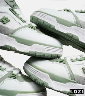 کفش کتانی سفید سبز AMIRI MA2 Leather