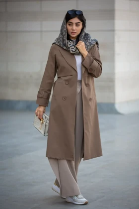 بارانی پارکا بلند sisi