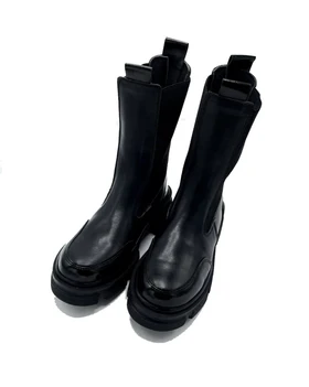 کفش بوت زنانه مدل Stradivarius Flat Ankle Boots - BTC05