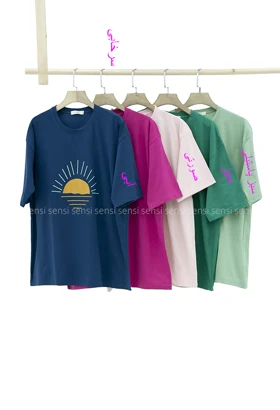 تیشرت غروب چاپی