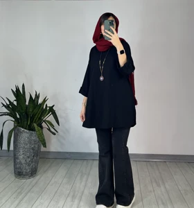 مانتو لاله مشکی