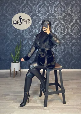 کاپشن چرم کد : 7715