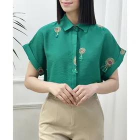 شومیز گلدوزی منگوله