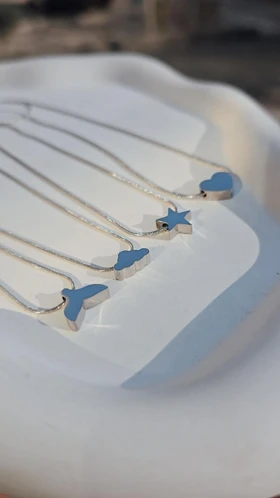 گردنبند استیل مینیمال