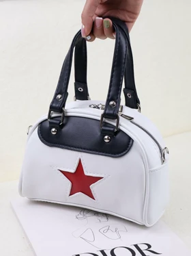 کیف دستی/دوشی زنانه مدل کانورس کد SH1499 (سفید)