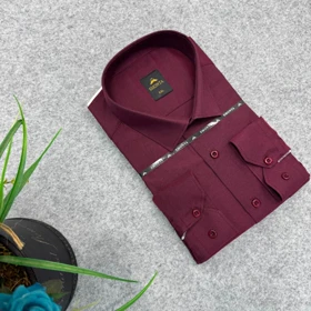 پیراهن ساده تک‌رنگ قواره کلاسیک استین بلند_ پارچه فلورا درجه یک