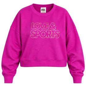 کراپ دورس سه نخ توکرک صورتی خارجی Love & Sports سایز 42 تا 44 کد 3476