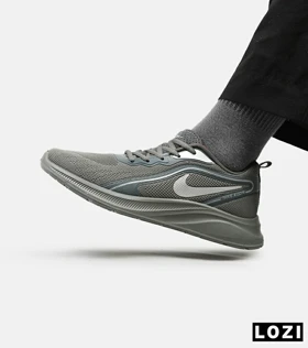 کفش کتانی مردانه خاکستری NIKE air zoom