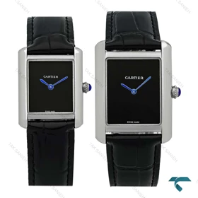 ساعت ست کارتیه تانک سیلور صفحه مهندسی Cartier-8922-S